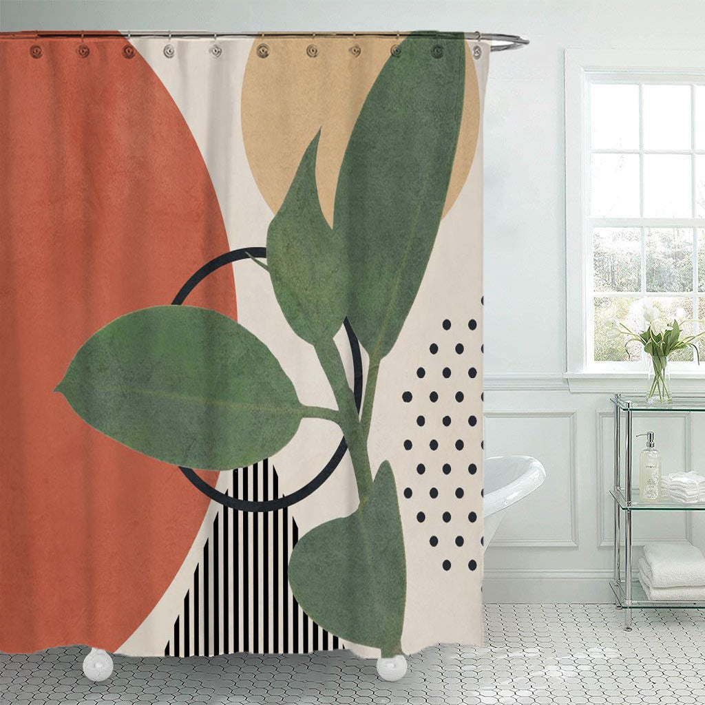 Simple Geometric Shower Curtain
