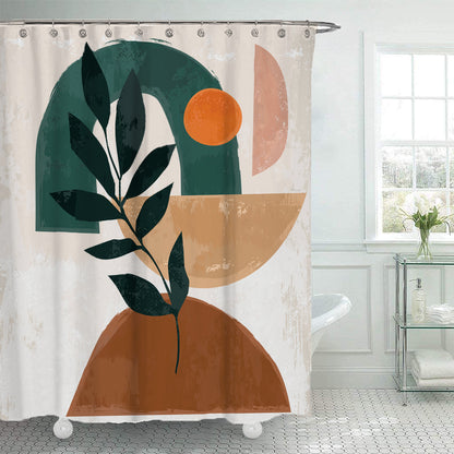 Simple Geometric Shower Curtain